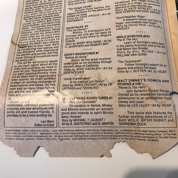 1990s Roger Rabbit comic book - Picture 7 of 7